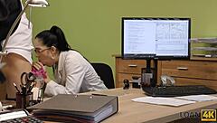 Hot Brunette Teen Fucks for Musical Instruments!