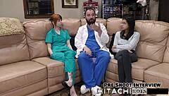 Good moaning - Ditria Rose... oh, wait, I mean good morning? Anyway, she's moaning so loud during that solo masturbation with toys and spreading those natural tits!