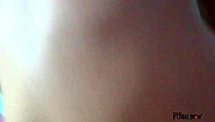 Hot woman sneaks into bed for intense anal with man until door knocks