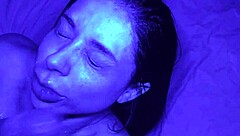 That sexy Brazilian babe gave me a deepthroat blowjob then rode my big cock for creampie 😈