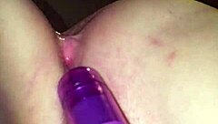Hey, watch Crystal enjoy her vibrator while Jamer licks her big wet ass!