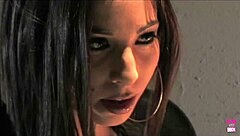 a massive shaft pounds brunette with huge fake tits doggystyle