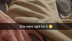 Cheating college girlfriend gets fucked roughly on Snapchat to pay debt with cum on ass