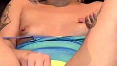 i watch sulfur s5 with blonde milf in outdoor public scene