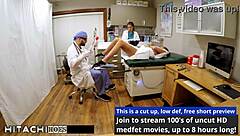 Freshman endures bold mandatory Hitachi orgasm from Doctor Tampa on Angel Santana in hospital