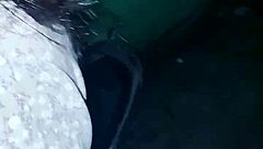 Riding motorcycle in the alley, we almost got caught by neighbors!