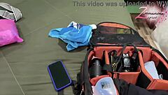 I Give Him A Delicious Blowjob Before He Goes To Train - Mature Latina Milf Swallows Cum?