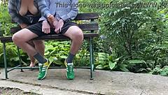 Oh man, that mature cougar with those saggy tits just made me cum so hard outdoors!