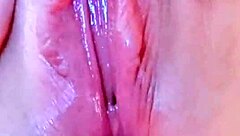 He licked my tight shaved pussy lips close up until I reached a wet orgasm