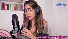 hey, watch me suck and lick these dildos for your joi fun