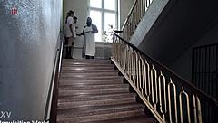 You lazy maid, time for rough humiliation training and spanking!