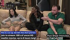 Freshman Endures Mandatory Hitachi Orgasm From Doctor Tampa