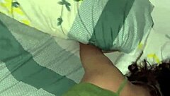 chubby woman enjoys smooth shaved pussy and intense anal sex session