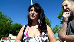 oh my, stuffing a cock in both holes of chubby mylene johnson!