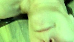 Cum Floods Her Mouth During Intense Homemade Threesome Action With Housewife Twist