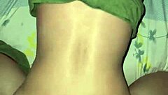 chubby woman enjoys smooth shaved pussy and intense anal sex session