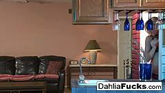 i'm a hot blonde teen babe masturbating my wet pussy solo on desk