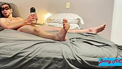 EDGED HARD With Vibrating Toy Until Massive CUMSHOT Erupts