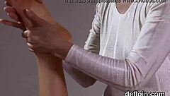 lovesome 18+ teen explores gentle spreading and new experiences