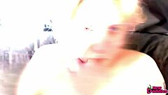 TRAILER Trash Blonde With Pale Skin GETS Throat FUCKED By BIG Dick!