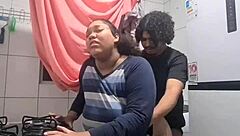 what if this curvy ebony milf with big natural tits rides huge cock in taboo seduction