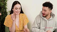 Game Night Turns Into Intense Rough Fucking With Teen Babe And Voyeur Pussy Action