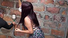 electrical engineer visits client for repairs but ends up fucking bent over housewife in doggystyle