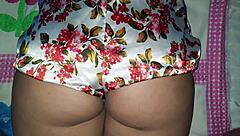 tight virgin latina pussy takes huge cock in homemade pov with panties aside and old young action