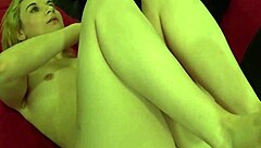 Fifi Foxx teen blonde handjob against wall