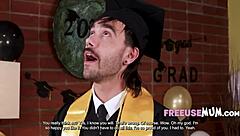 Nasty homework turns into freeuse mum fucking with mature Latina cougar pounding pussy hard