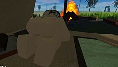 hey, check out this fun session of fucking a fan in roblox style