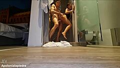 Sexy Brunette Apolonia Lapiedra Cleans Cock Before Riding It Cowgirl Style in Homemade Fingering Session Leading to Squirting Pussy Orgasm and Cum