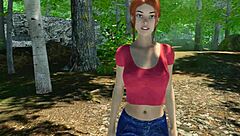 hey folks, join the redhead for some outdoor fun in paradise trails vr part 5 with her shaved pussy getting wild