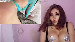 Mexicana tetona caliente cogiendo con un fan suertudo