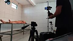 Amateur Milf with Big Tits Films in Abandoned Hospital Ward