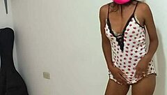 i feel so passionate about this brunette slut seducing her roommate for crazy condom-free sex