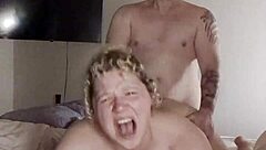 i feel so hot n heavy with this chubby couple amateur creampie... oh god its messy but good