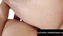 Bubble Butt Babe Gets Pounded Hard in Missionary and Doggystyle with Deepthroat Action