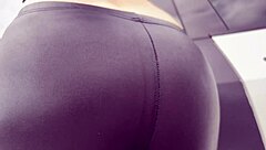 Blonde Babe in Thong Parties on Beach with Monster Cock POV