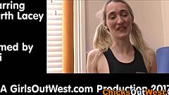 Buttplugged Skinny Aussie Masturbates with Toys in Hairy Solo Scene