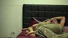 I remember when my friend set up a camera to record us under the blanket at his place