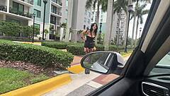 hey, let's ride cowgirl style in the park for this goth girlfriend fantasy experience.