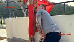 Stylish Horny Ladyboy With Big Cock In Red Fucks Client Candy Hard In Anal Doggystyle Domination