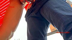 Stylish Horny Ladyboy With Big Cock In Red Fucks Client Candy Hard In Anal Doggystyle Domination