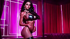 jessica from who framed roger rabbit does a striptease with her big boobs ai