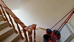 Latina Maid with Creamy Pussy in Jeans and Flip Flops Gets Seduced Through a Relaxing Massage