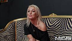 Lovita Fate BBC Interview Turns into Outdoor Striptease with Heels and Clothes Ripped in Public