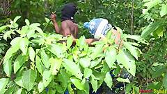 i watch ebony queen make blind guy cry using her big ass pussy to ride his cock hard in outdoor cowgirl missionary