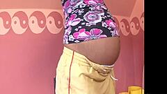 Horny blonde pregnant babe craves hardcore fucking and deep cock pounding in intense sex session