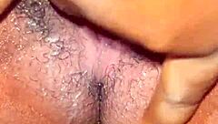 I enjoyed wet pussy masturbation outdoors as ebony babe with big natural tits and juicy lips in solo pov.